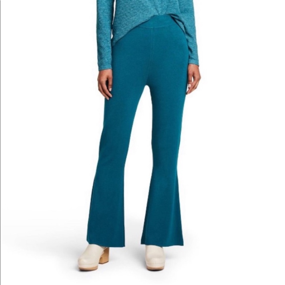 Victor Glemaud x Target High-Rise Flare Sweater Pants new with tags!